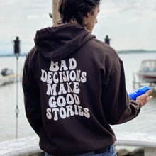 Load image into Gallery viewer, BAD DECISIONS MAKE GOOD STORIES Hoodie
